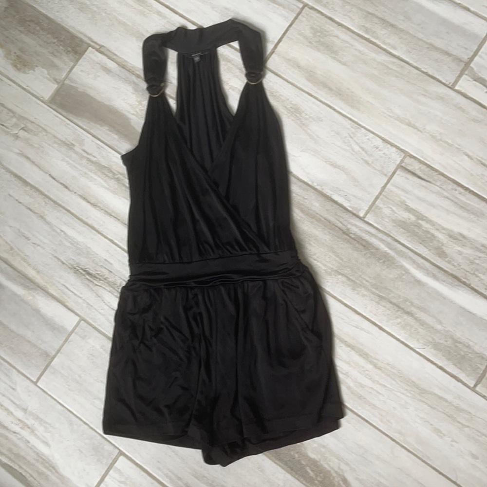 Cute black shorts romper by Guess